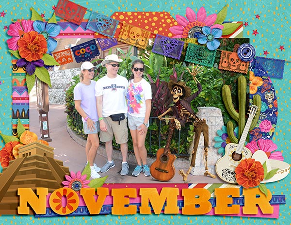 2020 Disney Calendar - November