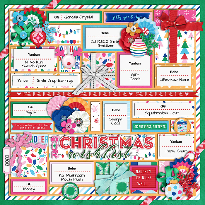 2021 Christmas Wishlist