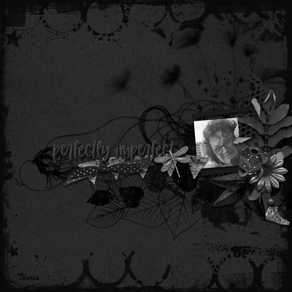 2023 09 - This & That - Option 12a - Monochromatic black page