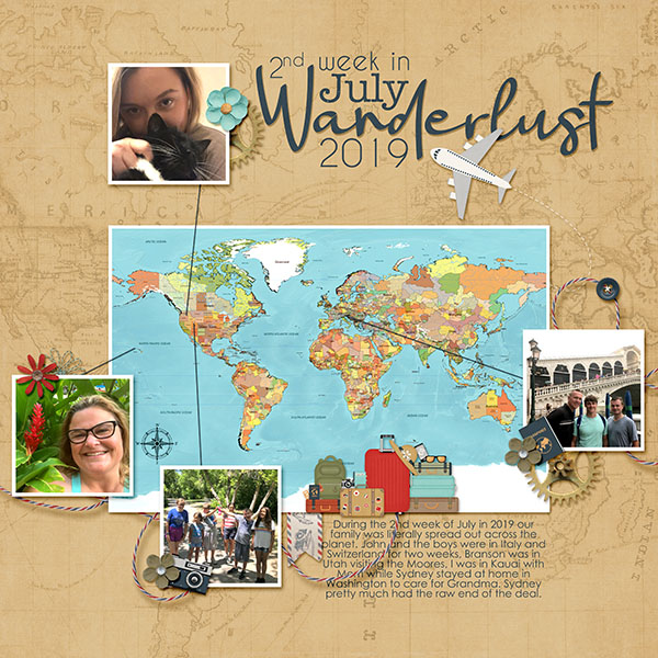2nd Week in July Wanderlust 2019
