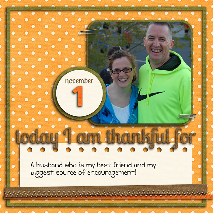 30 Days of Thanks Day 1