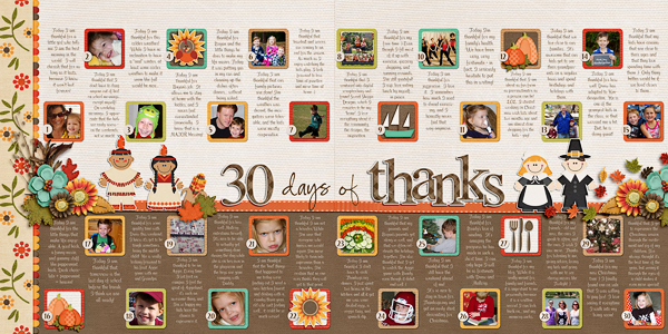 30 days of thanks