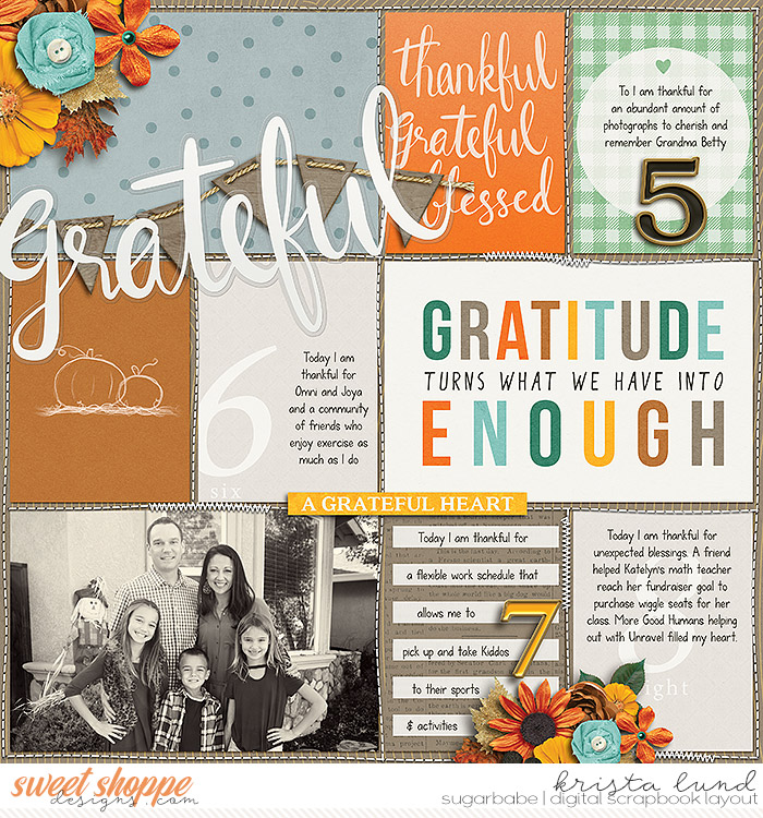 30daysofGratitude 2018 page 2