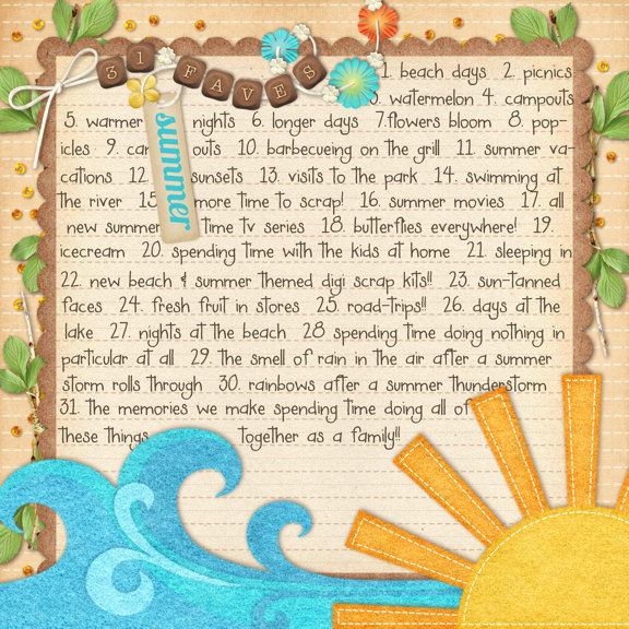 31 Summer Faves