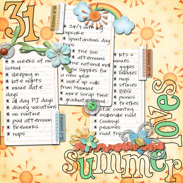 31 Summer Loves