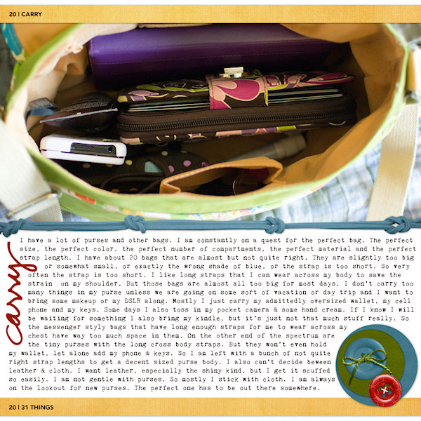 31 Things - carry