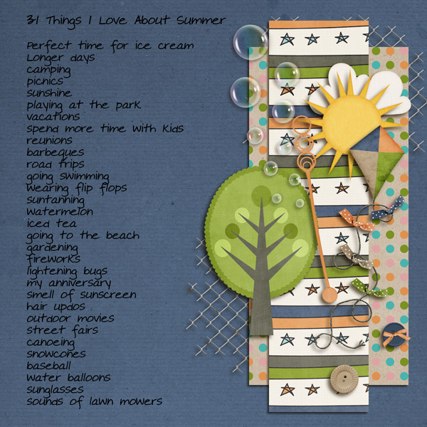 31 Things I Love About Summer