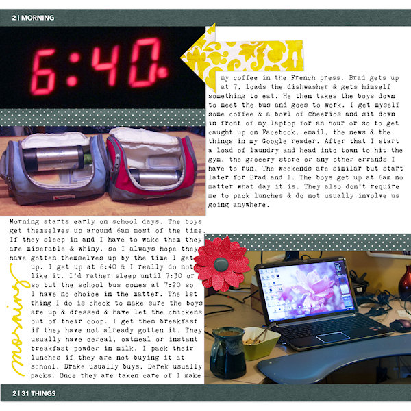 31 Things - Morning