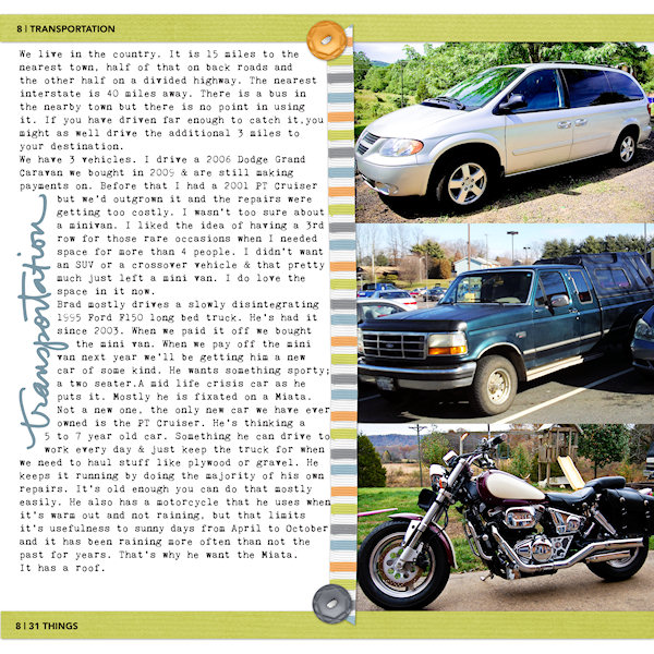 31 Things - Transportation