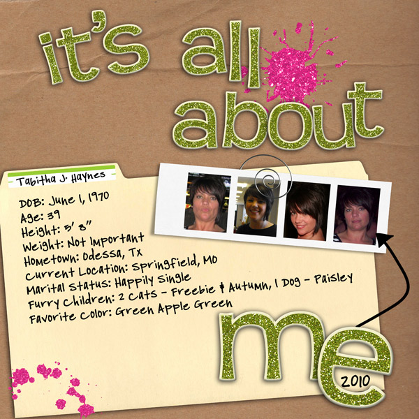 #31A Book of Me Basic Stats