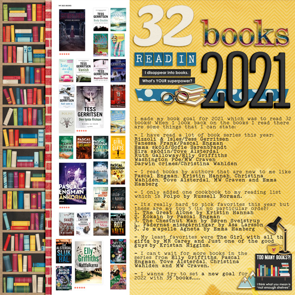 32 books in 2021