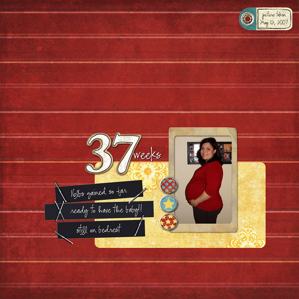 37 weeks pregnant