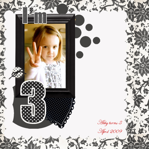 4/6 Cookie:  Abby Turns Three