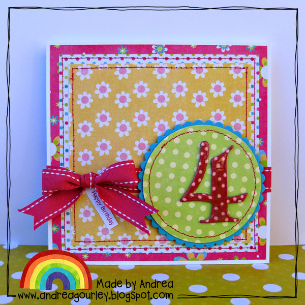 4th Birthday Card