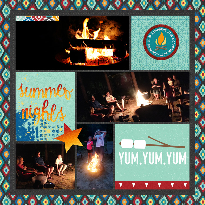 4th of July bonfire 1