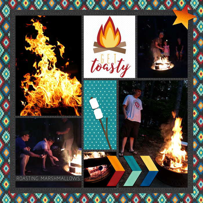 4th of July bonfire 2