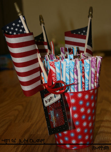 4th of July Bucket