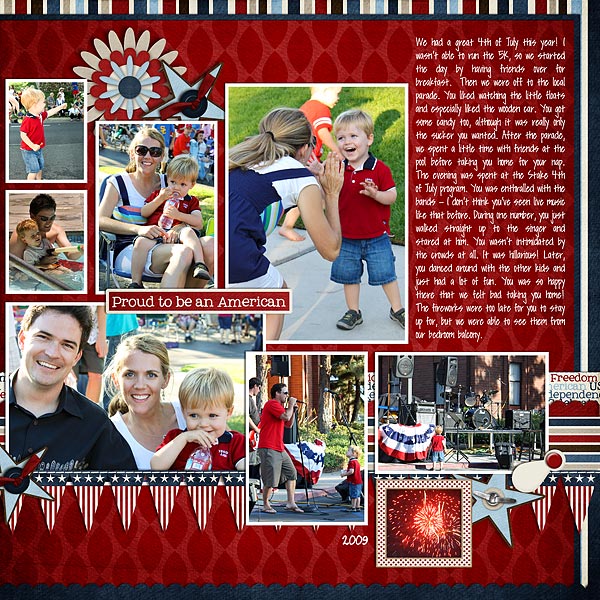 4th of July - right page