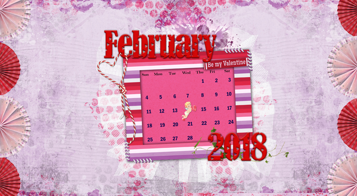 #5 - February Desktop Calendar