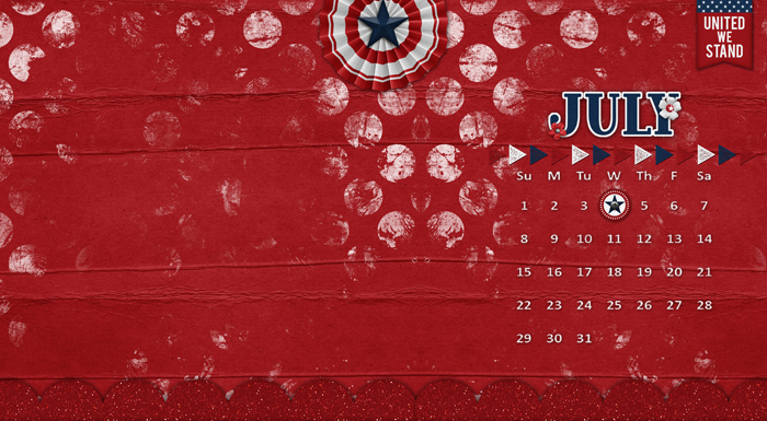 #5 - July 2018 Desktop Calendar