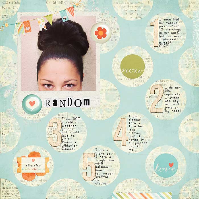 5 random things about me Jan 2014