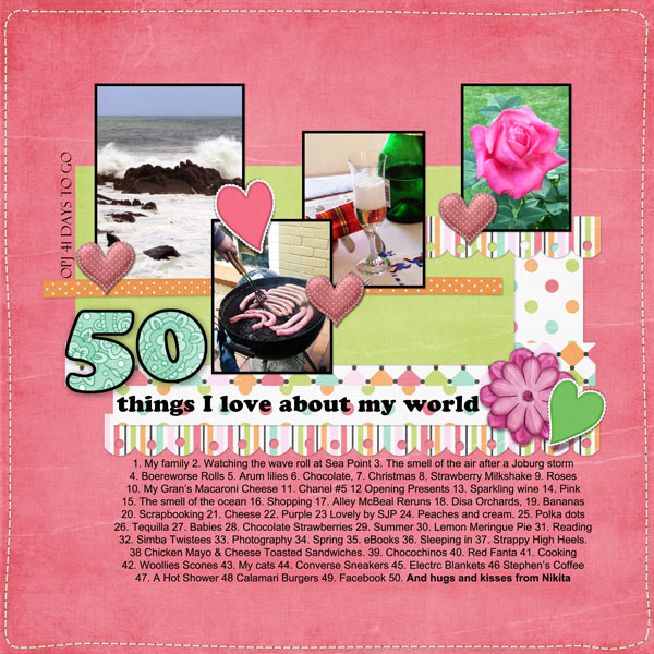 50 things I Love about my world