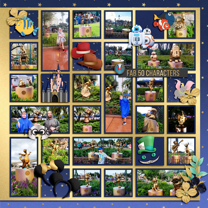 50th Celebration statues