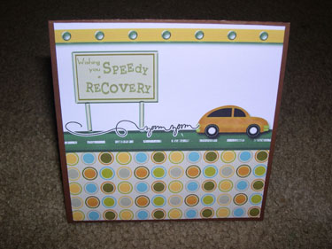 52 Card Inspiration (week 2) - Speedy Recovery