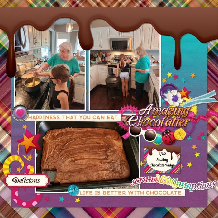 7/21 Candyland - Making Chocolate Fudge