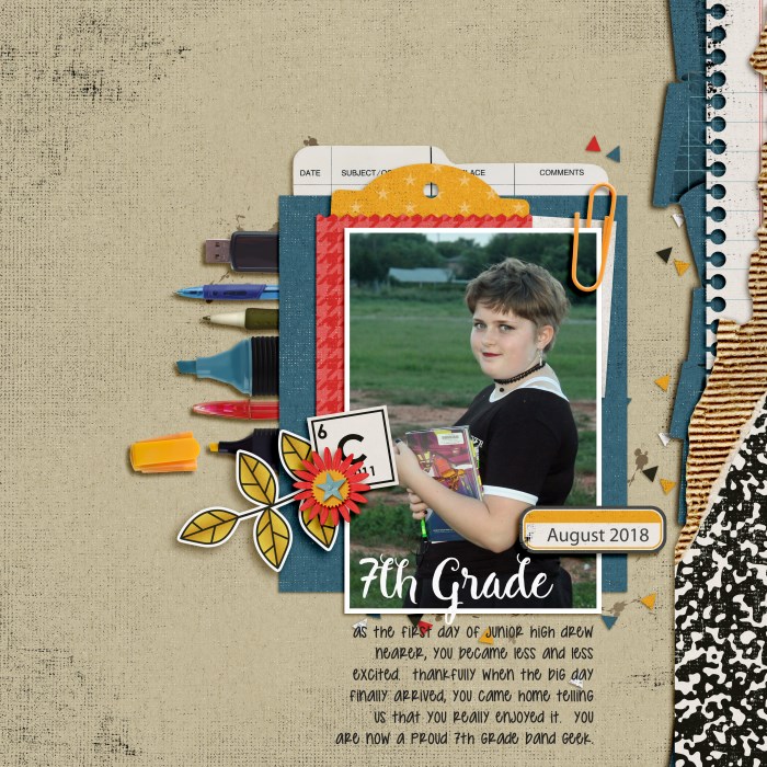 7th Grade Beginnings