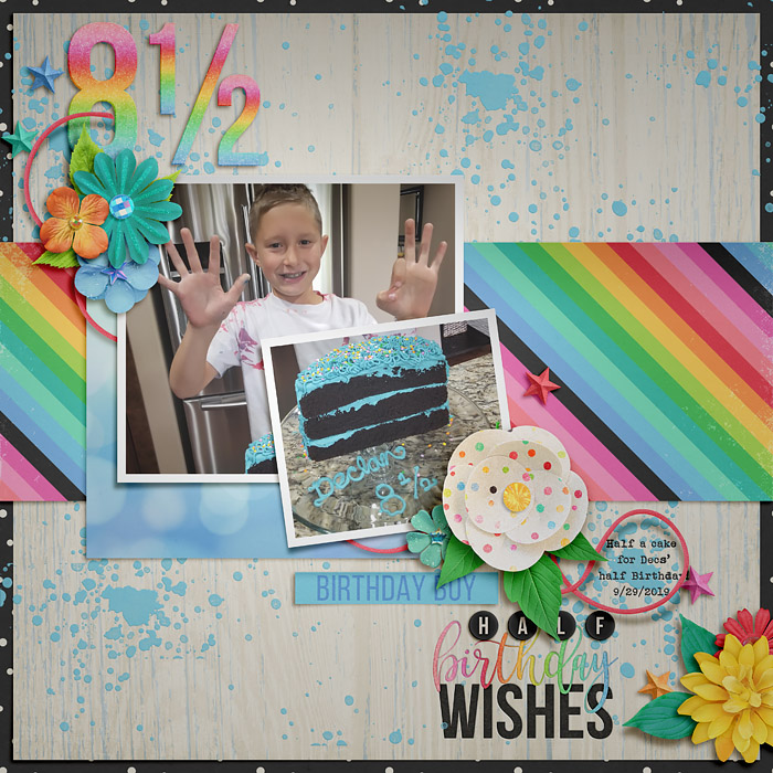 8 1/2 Half Birthday Wishes