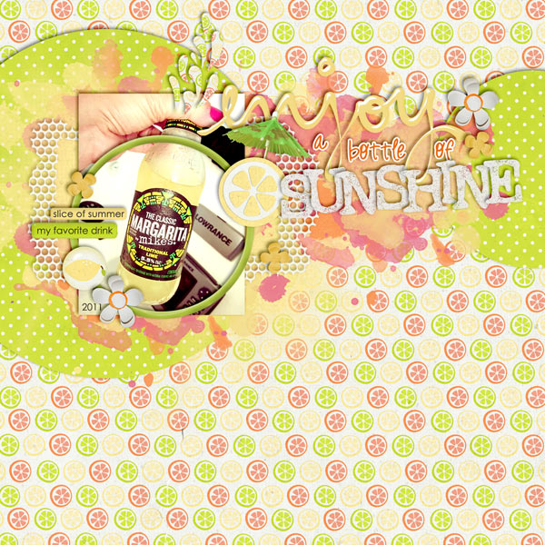 a bottle of sunshine