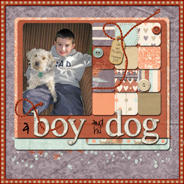 a boy and his dog