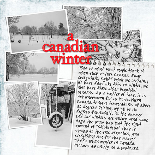 A Canadian Winter