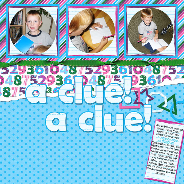 A Clue!  A Clue!
