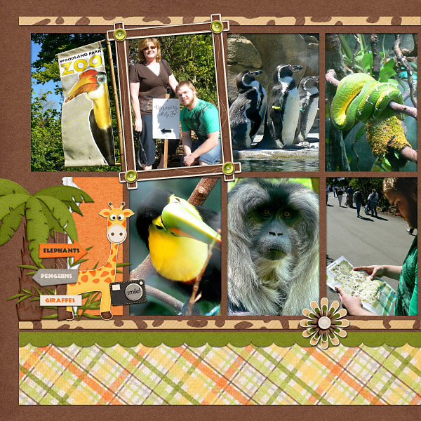 A Day At The Zoo - left