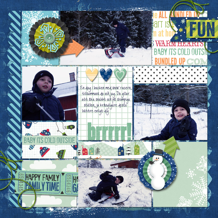 a day in the snow