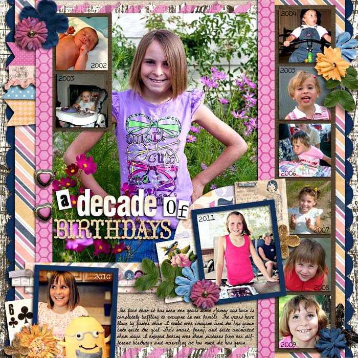A Decade of Birthdays (left)