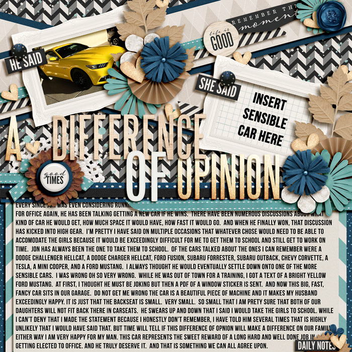 A Difference of Opinion
