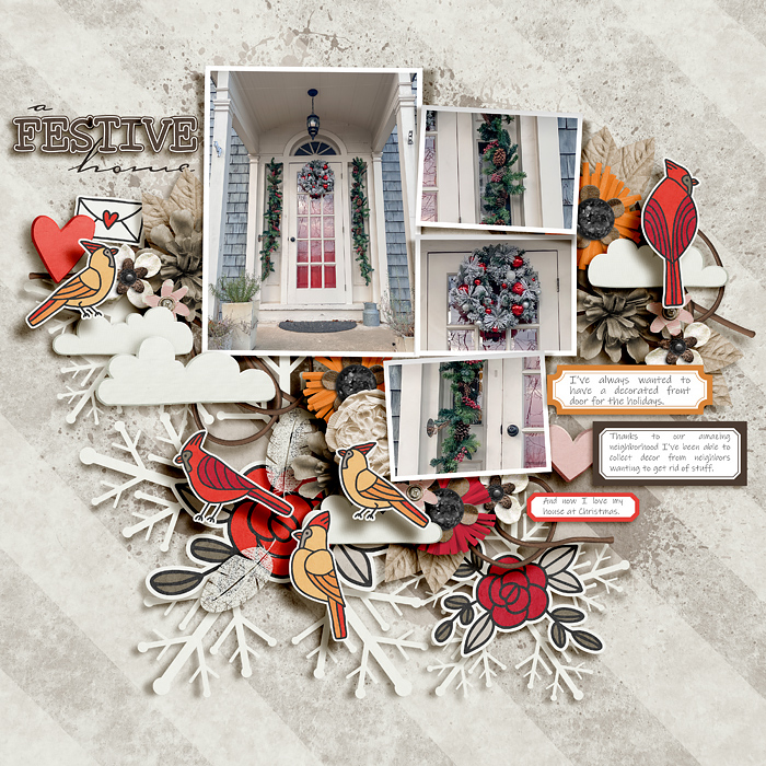 a festive home