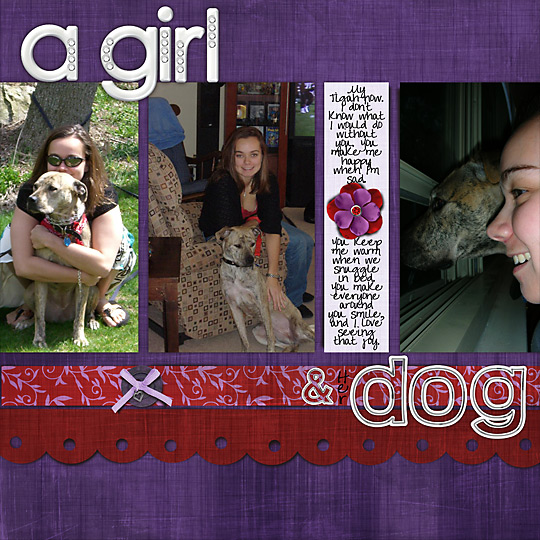 A Girl and Her Dog