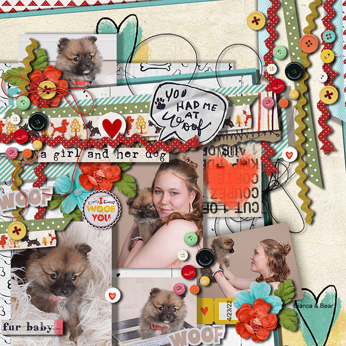 A Girl and Her Dog
