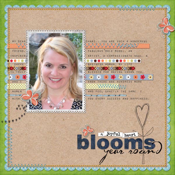 a Joyful Heart Blooms