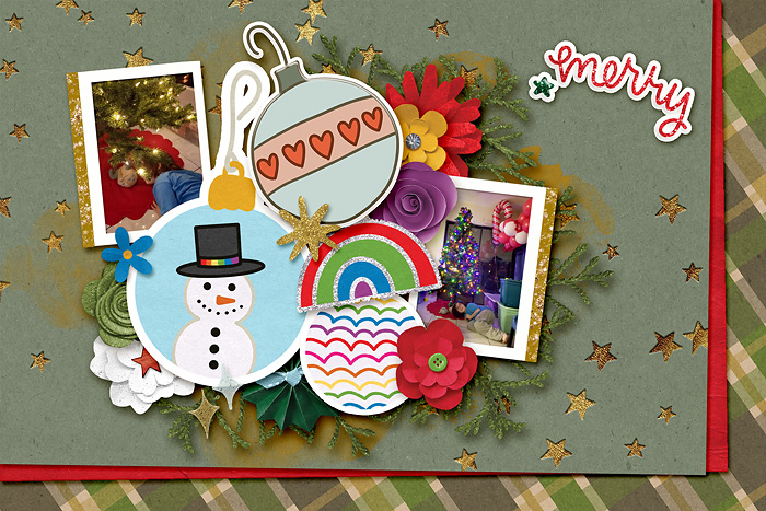 A Merry Moment card - Merry