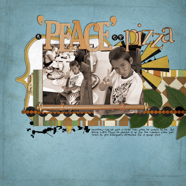 A 'Peace' of Pizza