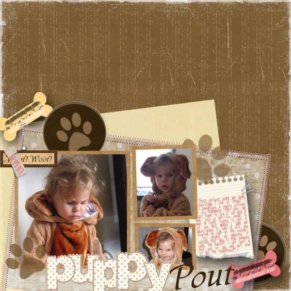 A puppy pout!