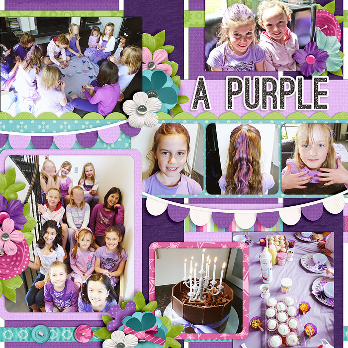 A purple celebration