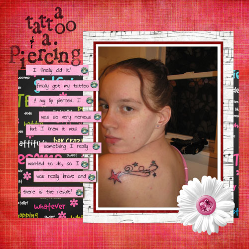 A Tattoo & a Piercing
