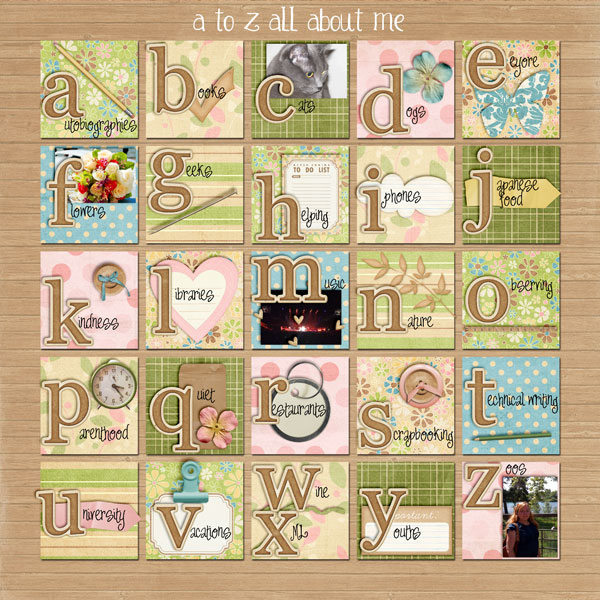 a to z all about me