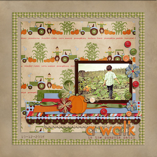 A Walk In The Pumpkin Patch